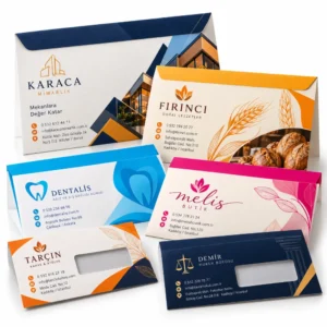 Zarf baskı örneği – ESNELA Matbaa